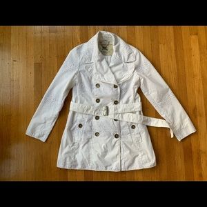 BURBERRY Double Breasted TrenchCoat Embroidered